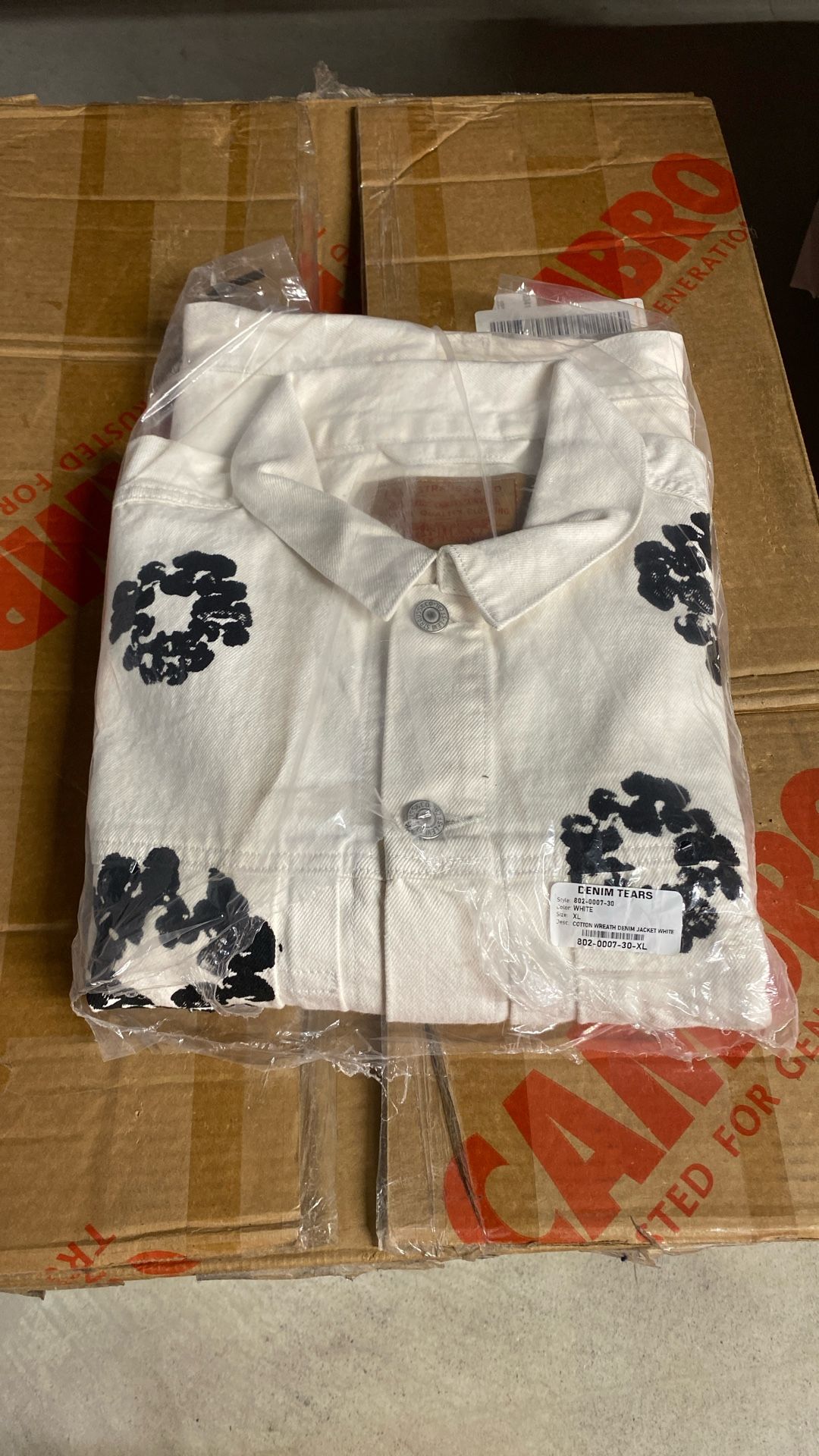 Denim Tears Levis Jacket White