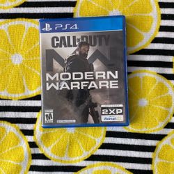 Modern Warfare PS4 Disk Great Condition 