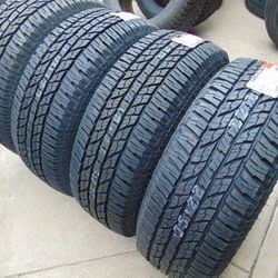 4 Brand New 265 60 18 Yokohama Geolandar A/T G015 Tires Date 2024