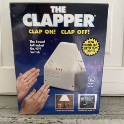 Vintage 1998 The Clapper Original Sound Activated On/Off Switch New Old Stock 