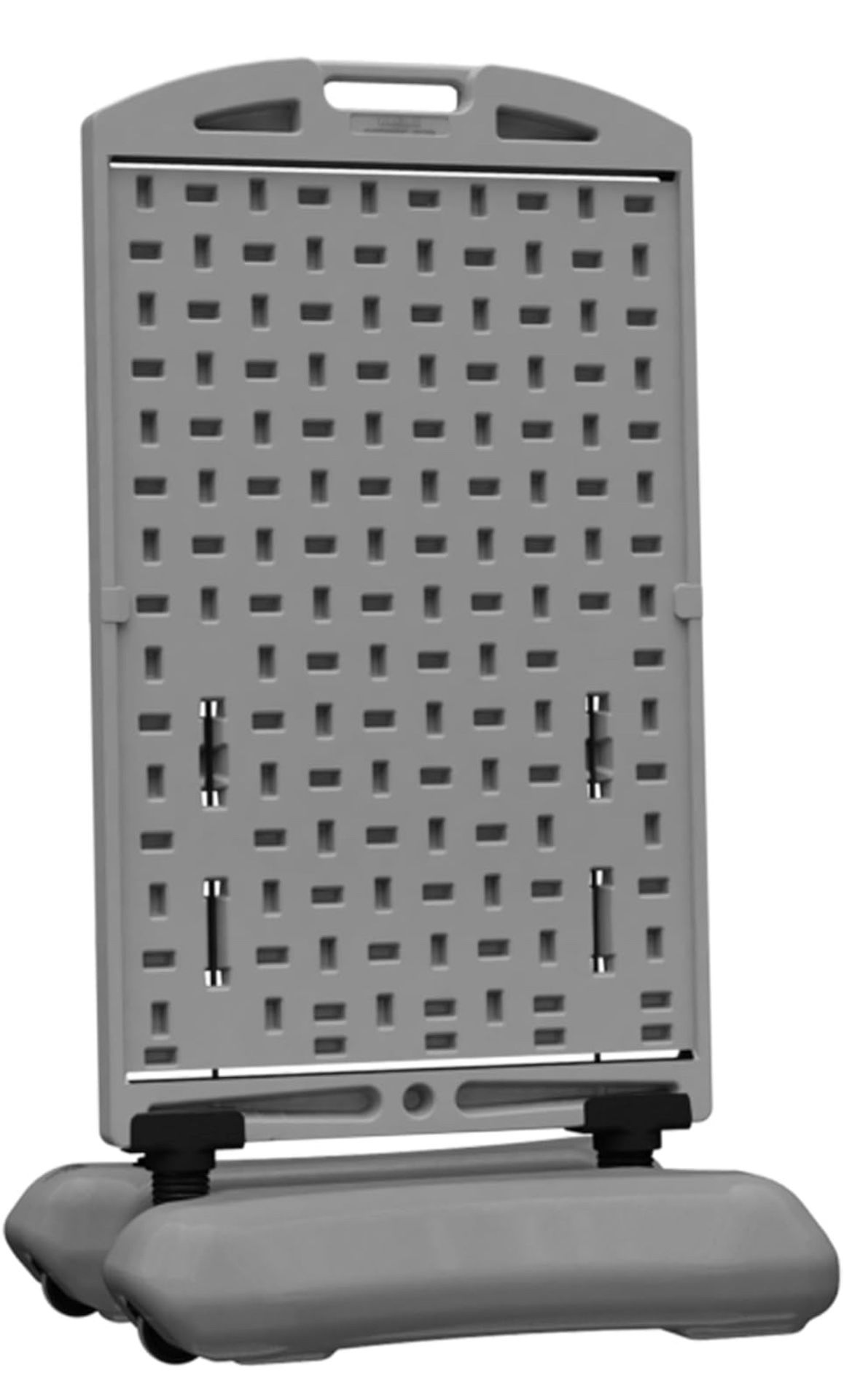 Plasticade Wind Sign 2 Quick Change Frame Display Stand with Wheels, Poster Holder for 24" x 36" Corrugated Plastic Real Estate Advertising