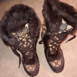 Gently Used Coach Boots