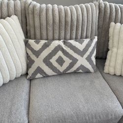 Sofa set -light grey