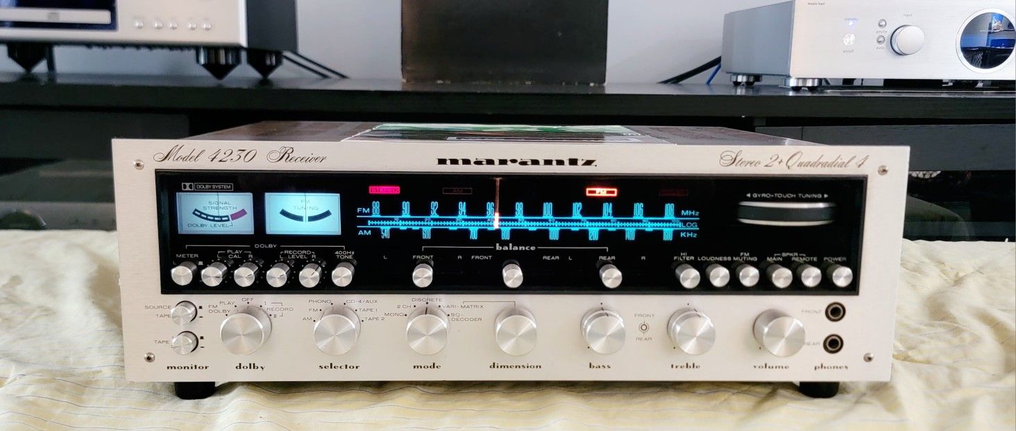 Marantz 4230 Quadraphonic 4 Channel Vintage Receiver Very nice Marantz 4230 Stereo Quadradial. Great 