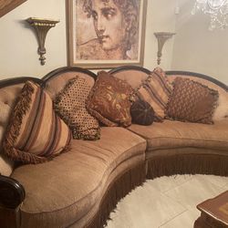 2 Piece Sectional Sofa 