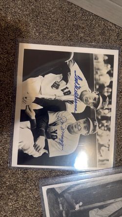 baseball legends Ted Williams and Joe DiMaggio