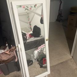 Mirror Jewelry Armoire 