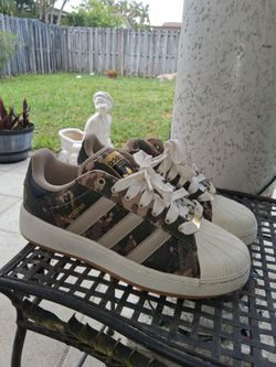 Adidas Superstar XG "Shadow Green Camo"  SIZE 9 1/2