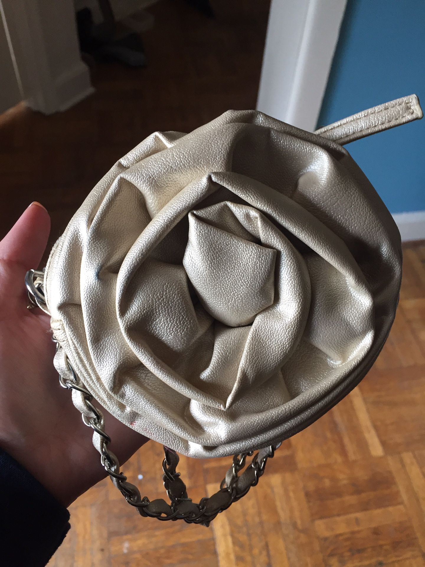 White purse