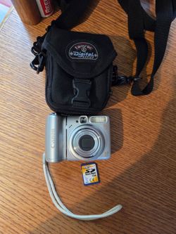 Canon Powershot A580 Digital Camera Tested And Works