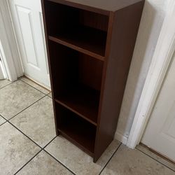 Dark Brown Adjustable Bookshelf
