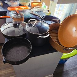Assorted Pots And Pans
