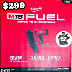 Milwaukee M18 FUEL 3-1/2 in. 18-Volt 21-Degree Framing Nailer (Tool-Only)