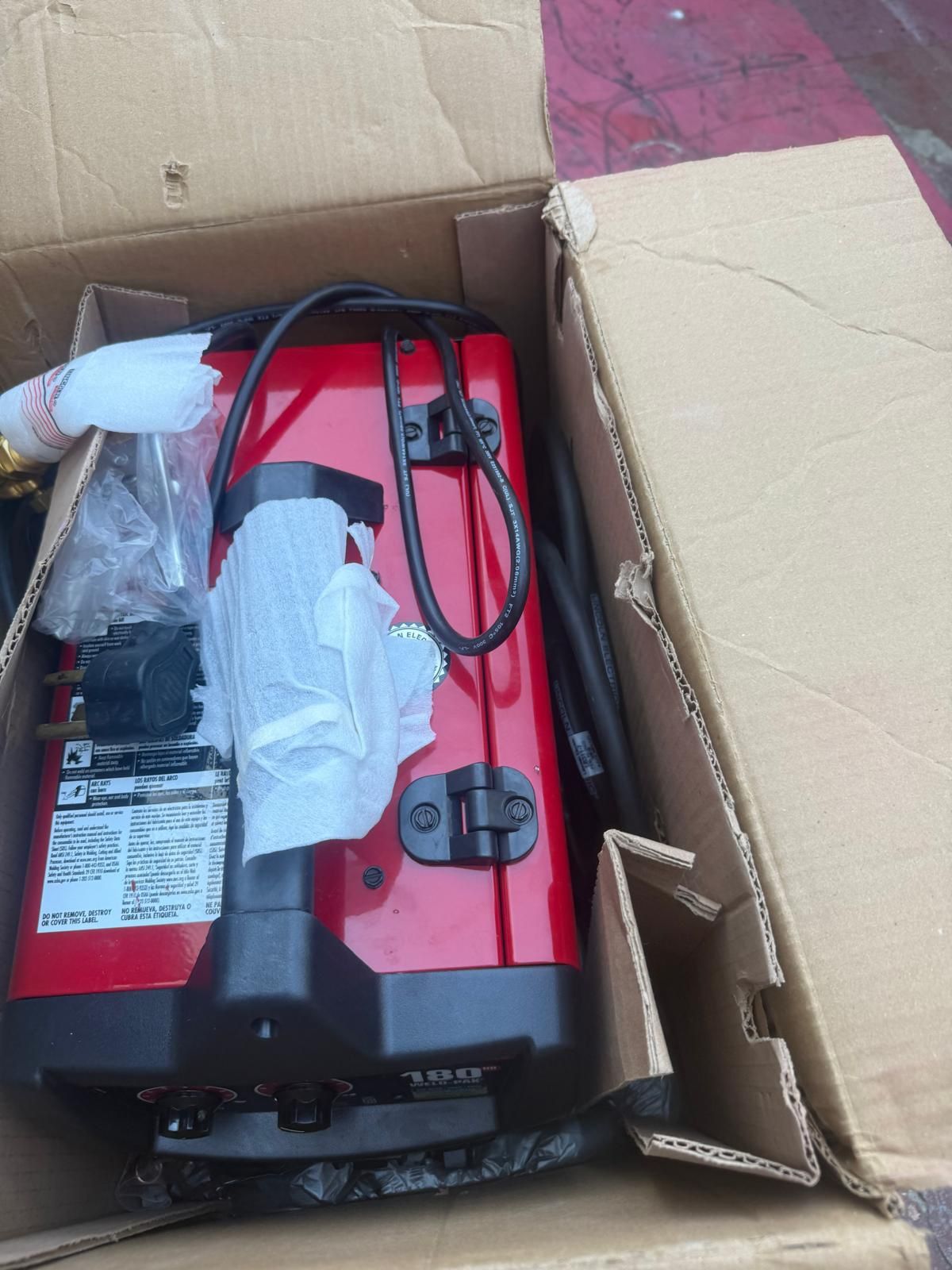 Weld-Pak 180 Amp MIG Flux-Core Wire Feed Welder, 230V, Aluminum Welder with Spool Gun sold separately