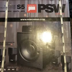 PSW  S5 Home Theater System Brand New In The Box