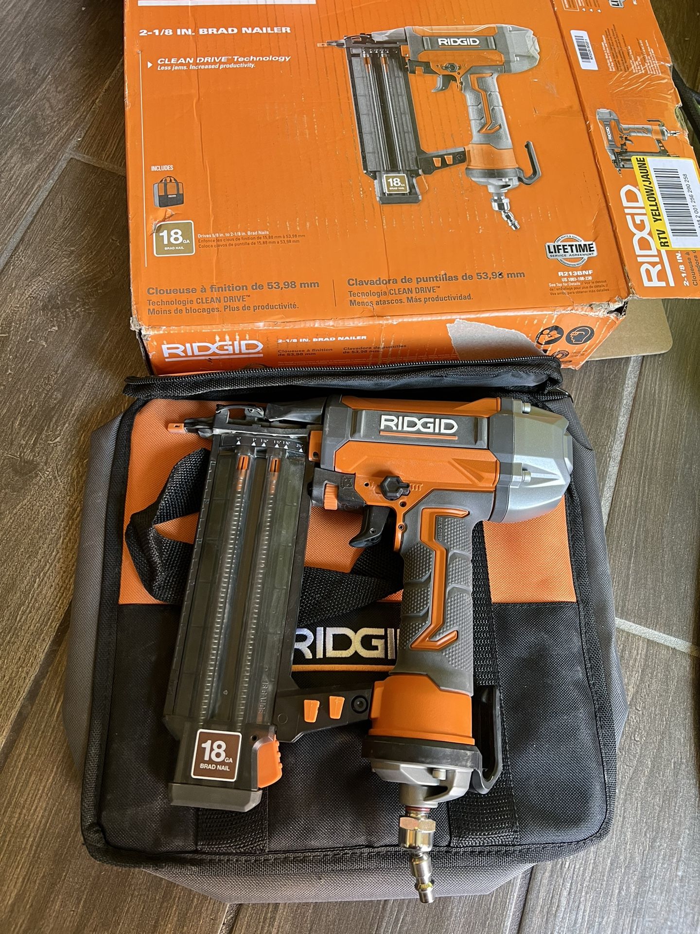 RIDGID 18 Gauge Brad Nailer for Sale in Houston, TX OfferUp