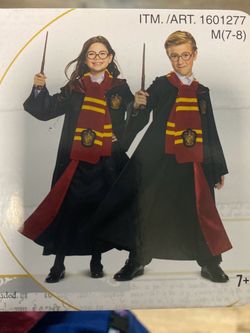 Harry Potter Gryffindor Kids Costume Set Size M (7-8)