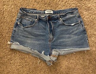 RSQ Womens Vintage High Rise Denim Shorts Size 32