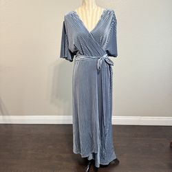 Semi-Formal Velvet Wrap Midi Cocktail Dress