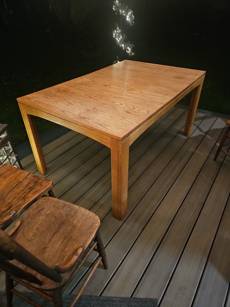 Solid Oak Table No Chairs
