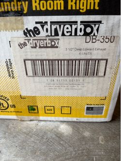 Dryerbox DB-350 Upward Exhaust - Firm Price OBO