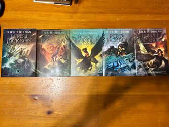 Percy Jackson and the Olympians Complete 5-Book Paperback Set New
