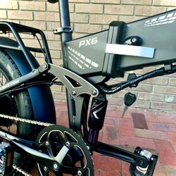 48V/750/1000Watt Electric Folding E-Bike, 28mph, 13ah Battery, Full Suspension