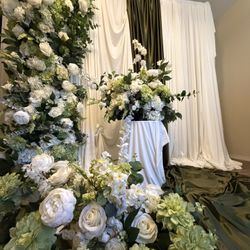 3 Piece Faux Flowers -add  That Special Touch