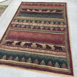  Nice Southwest Style Area Rug (5’3”x7’7”)