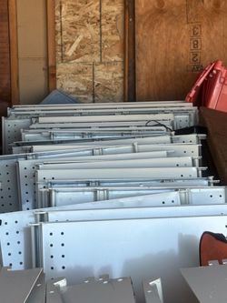 Lozier Retail Shelving lot/ Toyota Pallet Jack/ Crown pallet jack premium bundle.