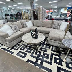 $40 Down! Brand New 3 Piece Family Sectional ! Same Day Delivery!r