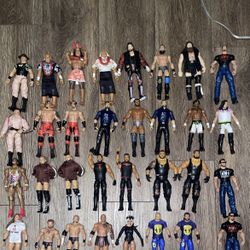 Wwe Lot With 169 Figures 