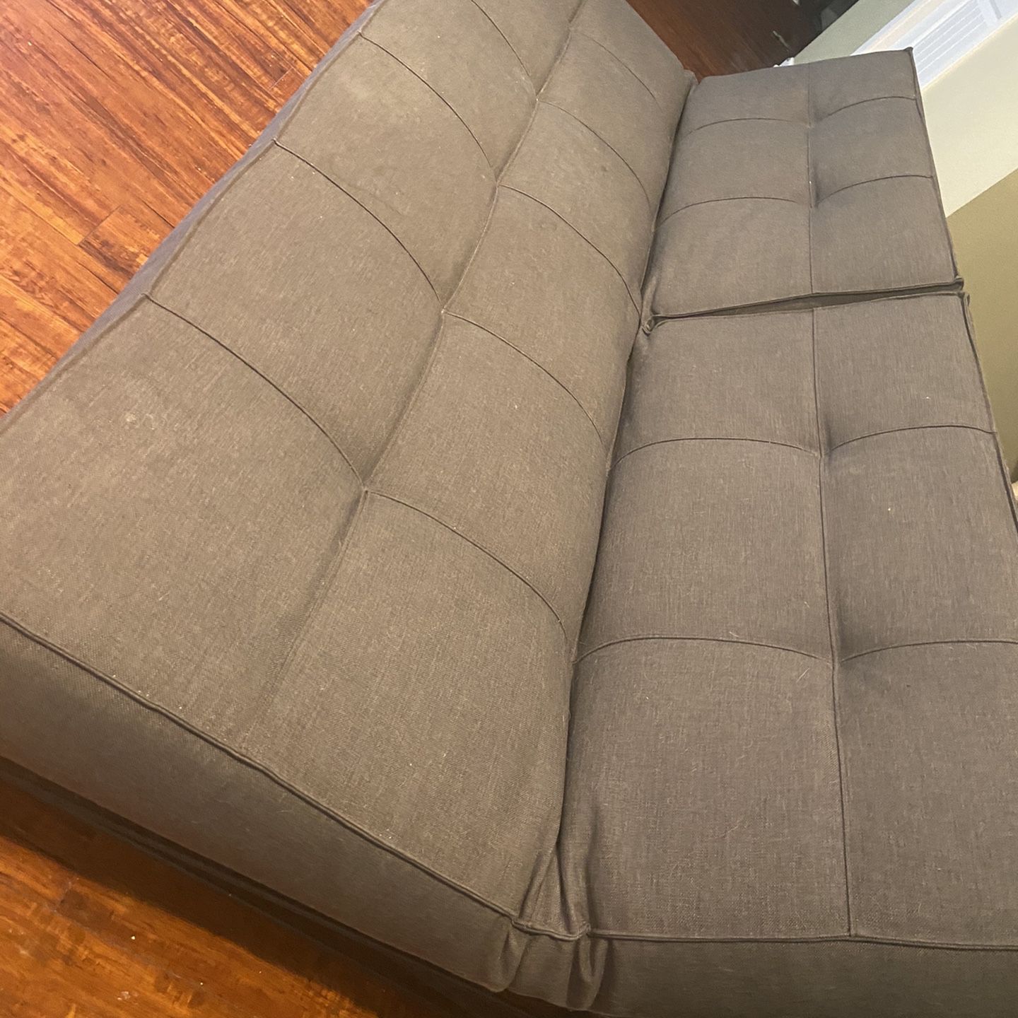 Gray Futon And Chair