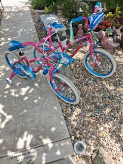 2-16"girls bike! Must Go!