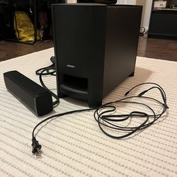 Bose Sound Bar And Subwoofer