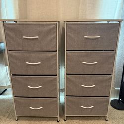 Fabric Dresser And Nightstand