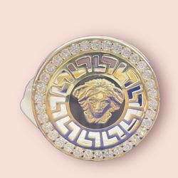 10kt Real Gold  Versace Ring