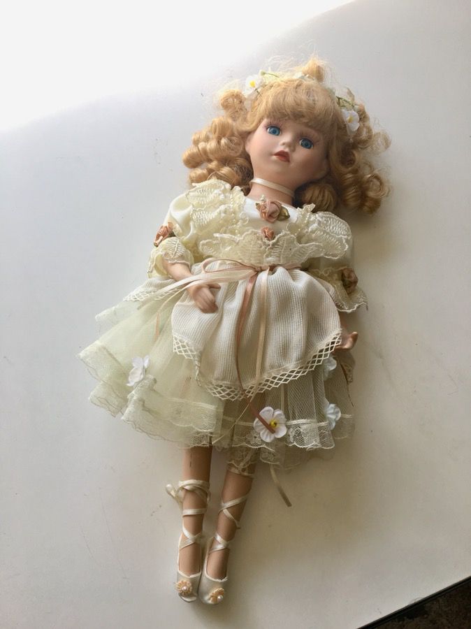 Antique Porcelain Doll - Ballerina