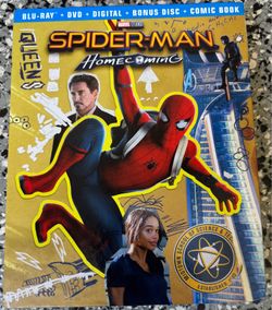 Spider-Man Homecoming Target Exclusive Digibook (Blu-Ray / DVD, 3-Disc Set)