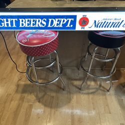 Light Up Beer Sign 