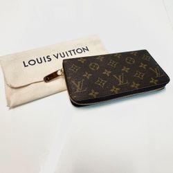 Louis Vuitton Monogram Zippy Wallet M41895 Fuchsia Round Zipper Long Women's