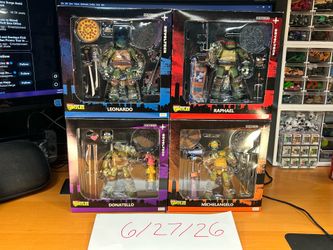 Revoltech Teenage Mutant Ninja Turtles Full Set (2014 1st Release)