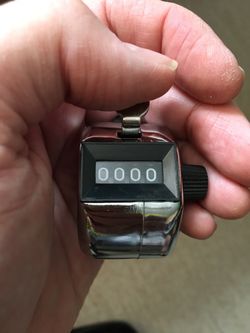 Sportline Mechanical Counter - handheld - count to 9999