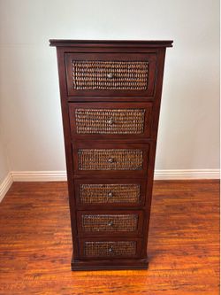 Chest of drawers, dark brown, Pier 1 circa 2007