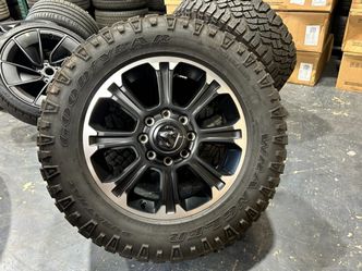 4X 20" Dodge Ram 2500 3500 LARAMIE OEM wheels rims TIRES GOODYEAR LT285/60R20 85%