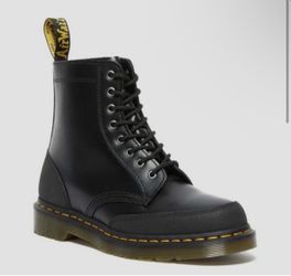 Dr. Martens 1460 GUARD PANEL LEATHER LACE UP BOOTS Sz 10