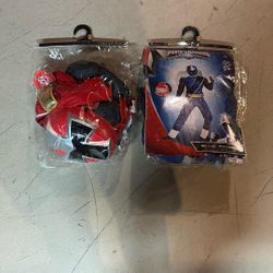 Red And Blue Power Ranger Costumes