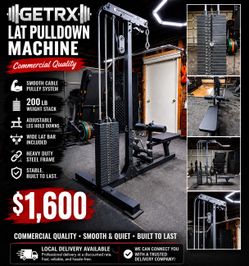 🔥 GETRX LAT PULLDOWN MACHINE – COMMERCIAL QUALITY 🔥