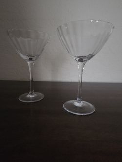 Martini/Dessert Glasses, new n giftable $2.00ea 7" tall