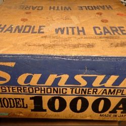 Sansui 1000a Tube Stereo Receiver In Original Box In Seattle 